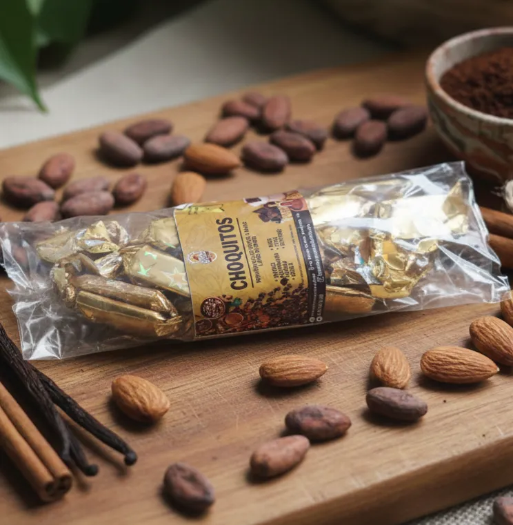 Choquitos de Cacao almendrado 15 pz