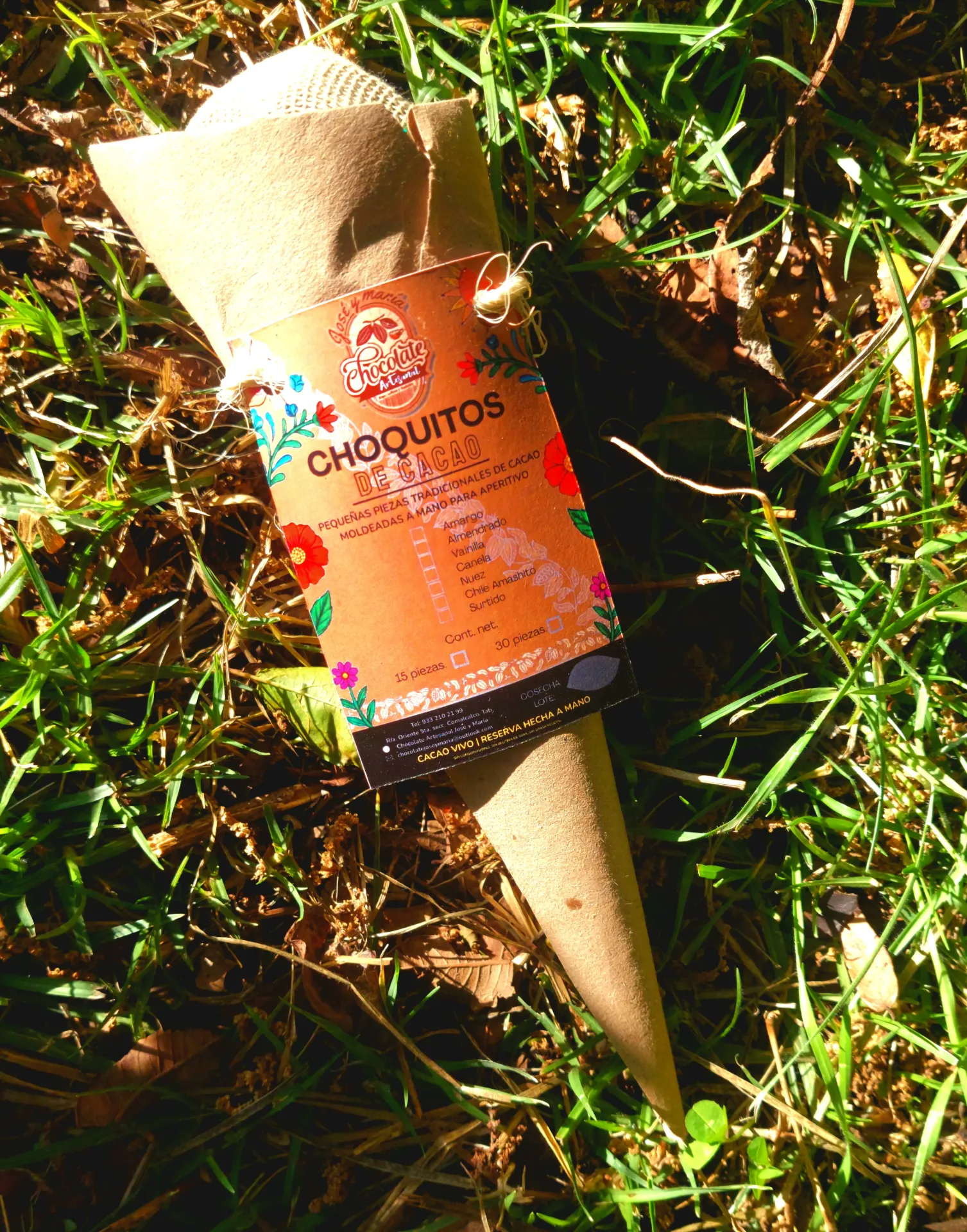 Choquitos de Cacao 80% Surtidos 15pz